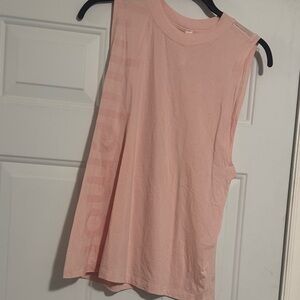 Small Lululemon logo Pink Sleeveless Women's workout Top